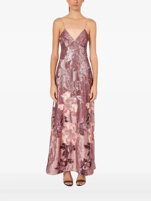 Lethicia Bronstein Afrodite sequinned floral dress