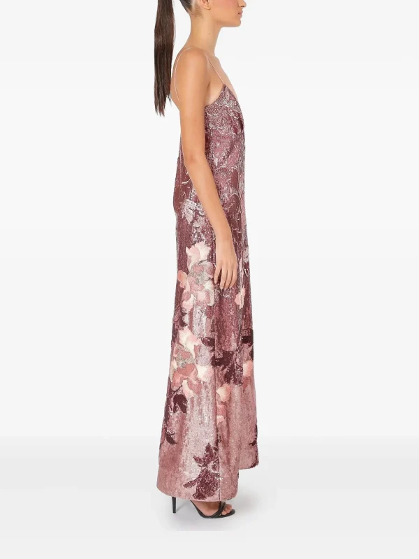 Lethicia Bronstein Afrodite sequinned floral dress - Image 2