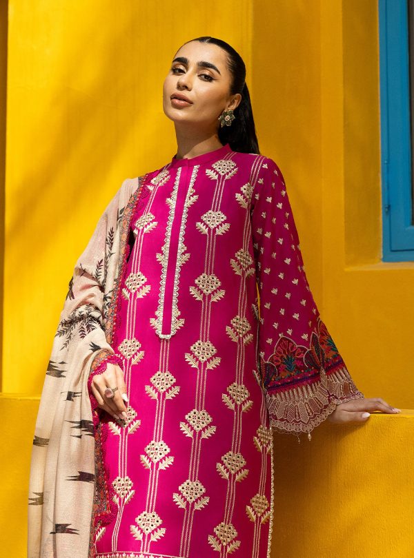 Zainab Chottani Chikankari Lawn 2025 | 4B - Image 4