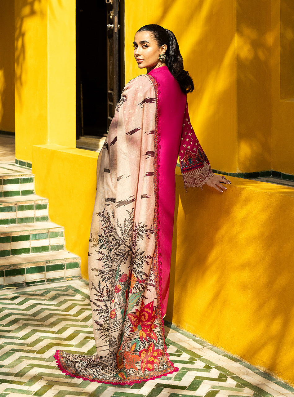 Zainab Chottani Chikankari Lawn 2025 | 4B - Image 3