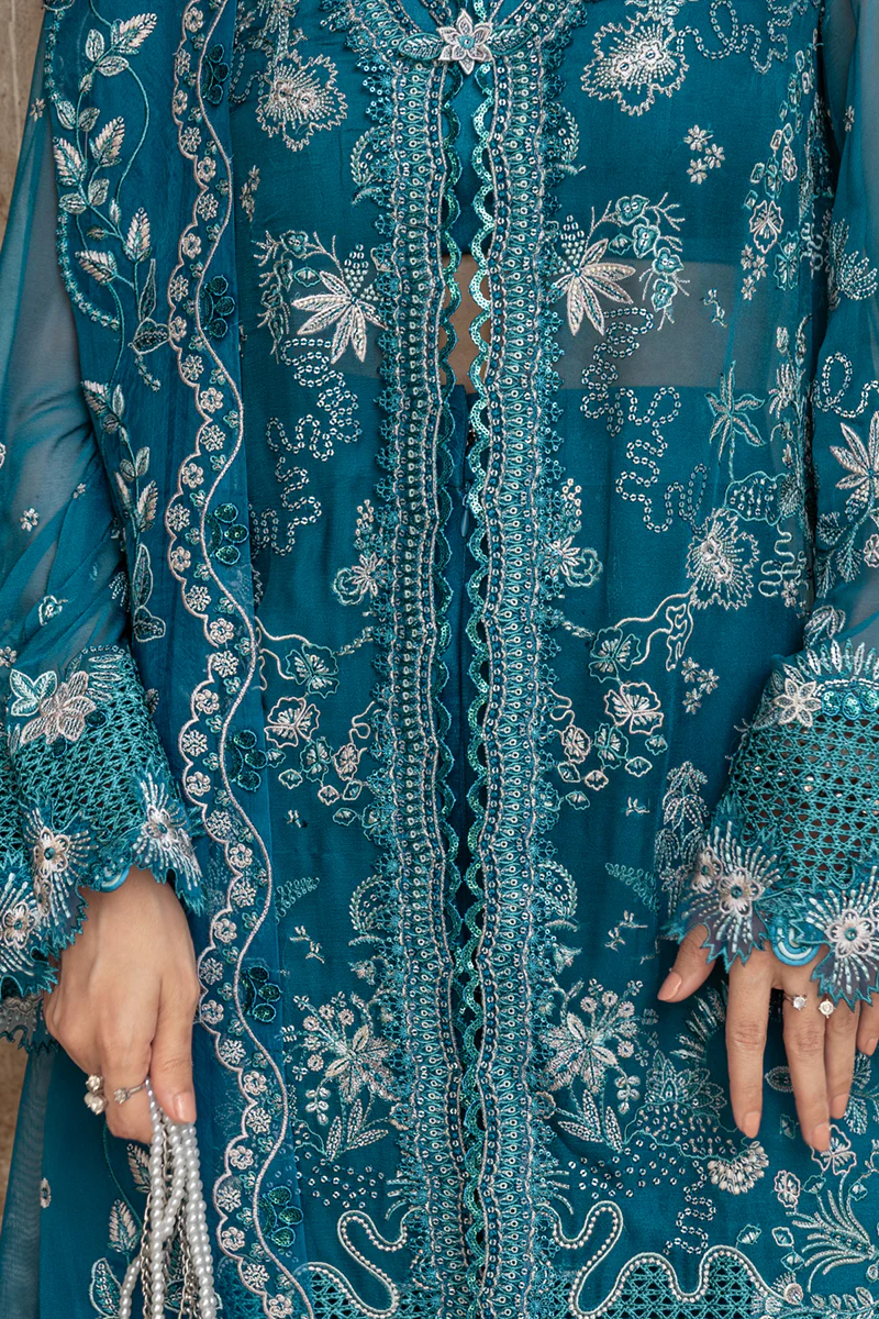 Qalamkar Chiffon Collection | Chiffons 2025 | WC-04 - Image 4