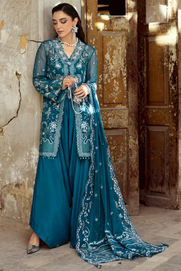 Qalamkar Chiffon Collection | Chiffons 2025 | WC-04 - Image 2