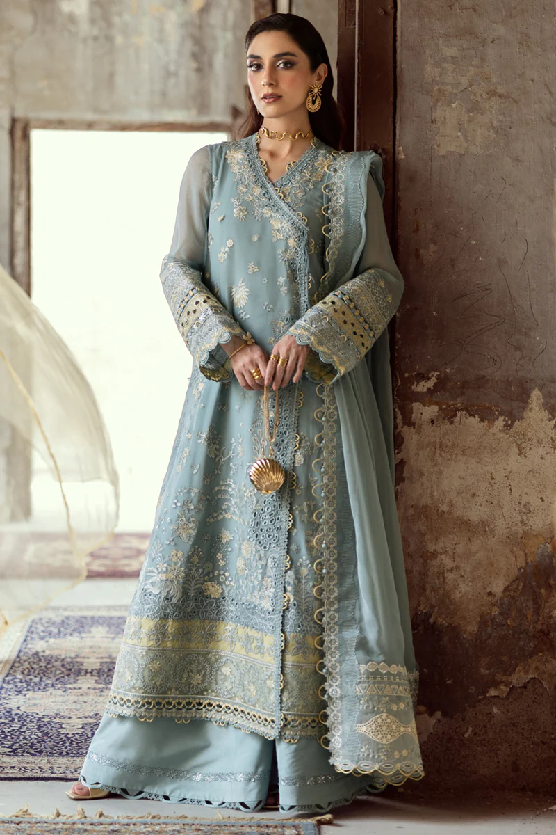 Qalamkar Chiffon Collection | Chiffons 2025 | WC-08