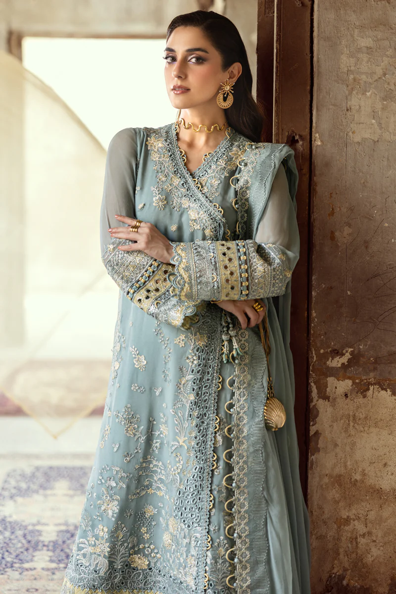 Qalamkar Chiffon Collection | Chiffons 2025 | WC-08 - Image 6