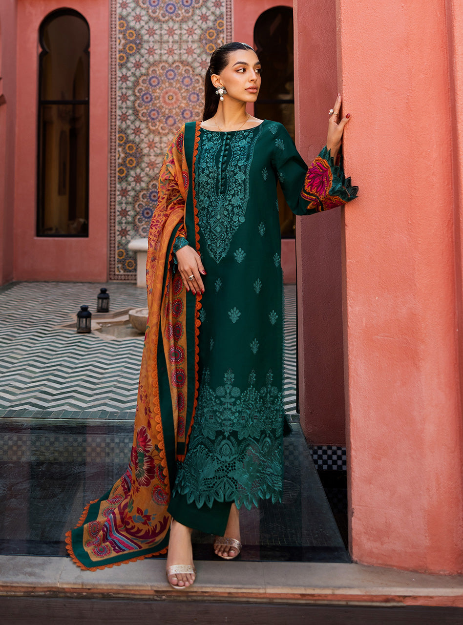 Zainab Chottani Chikankari Lawn 2025 | 6A - Image 3