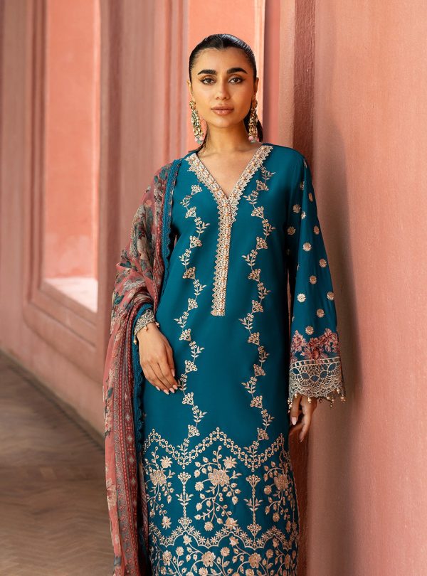 Zainab Chottani Chikankari Lawn 2025 | 2A - Image 4