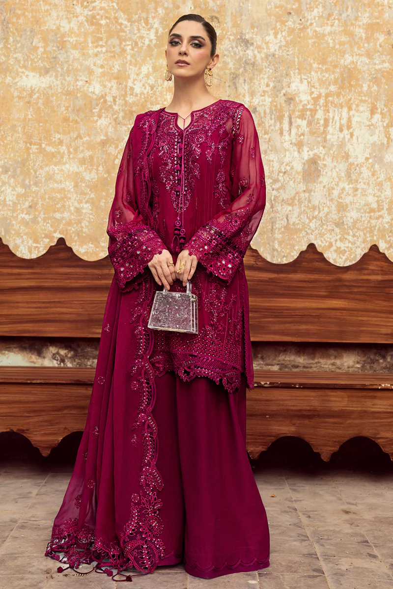 Qalamkar Chiffon Collection | Chiffons 2025 | WC-02