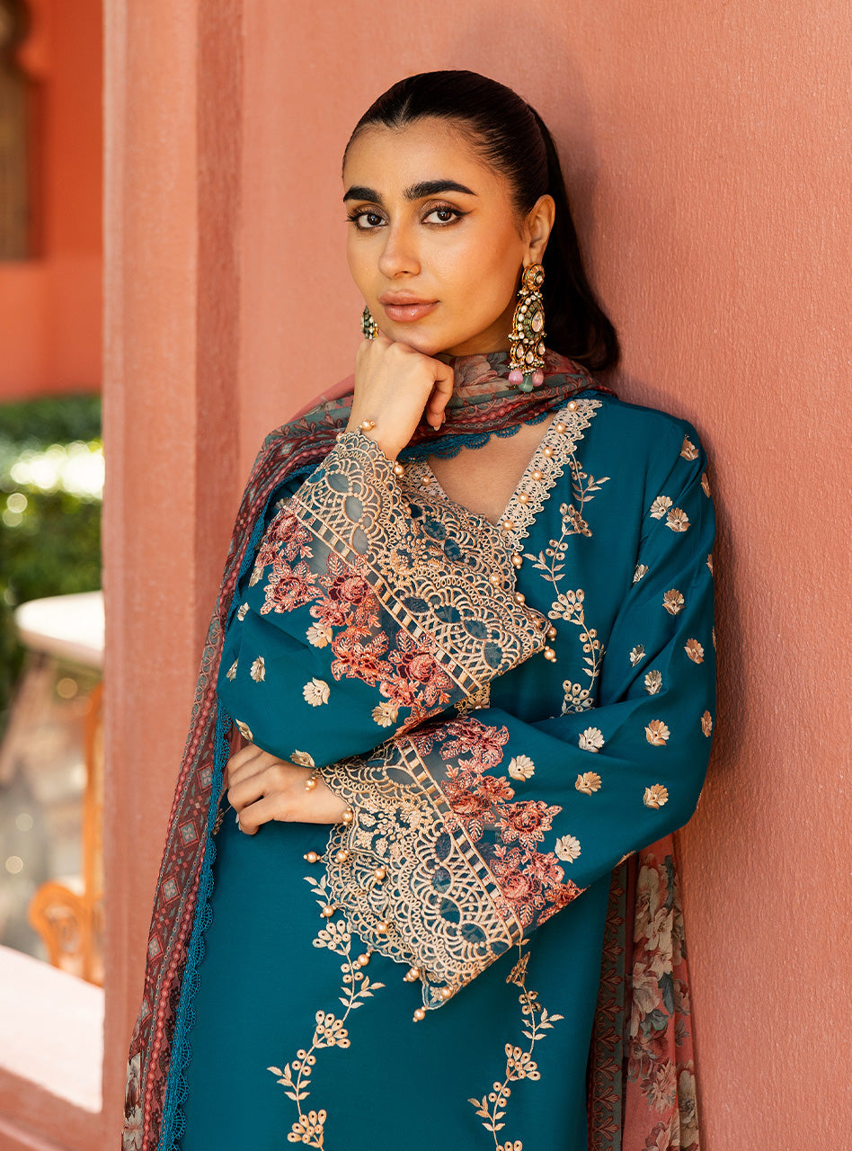 Zainab Chottani Chikankari Lawn 2025 | 2A - Image 3