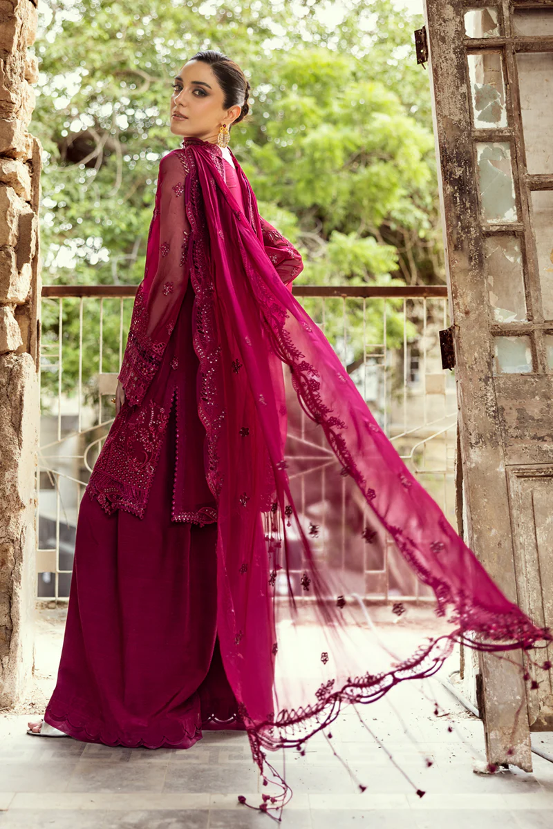 Qalamkar Chiffon Collection | Chiffons 2025 | WC-02 - Image 4