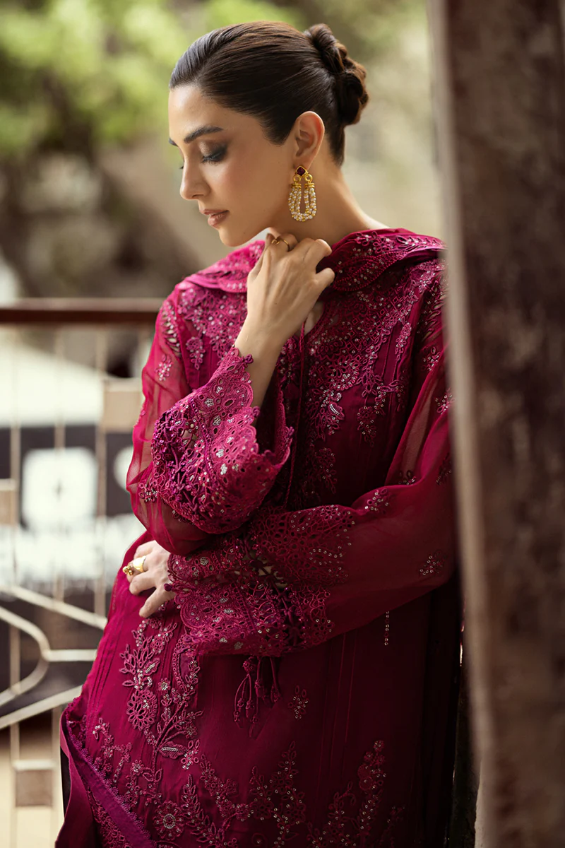 Qalamkar Chiffon Collection | Chiffons 2025 | WC-02 - Image 3