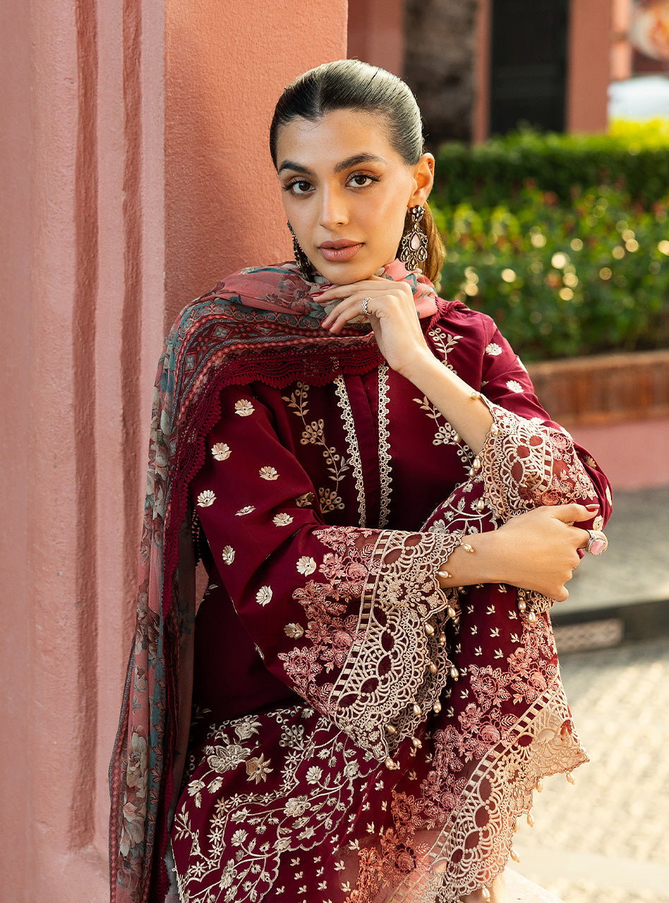 Zainab Chottani Chikankari Lawn 2025 | 2B - Image 3