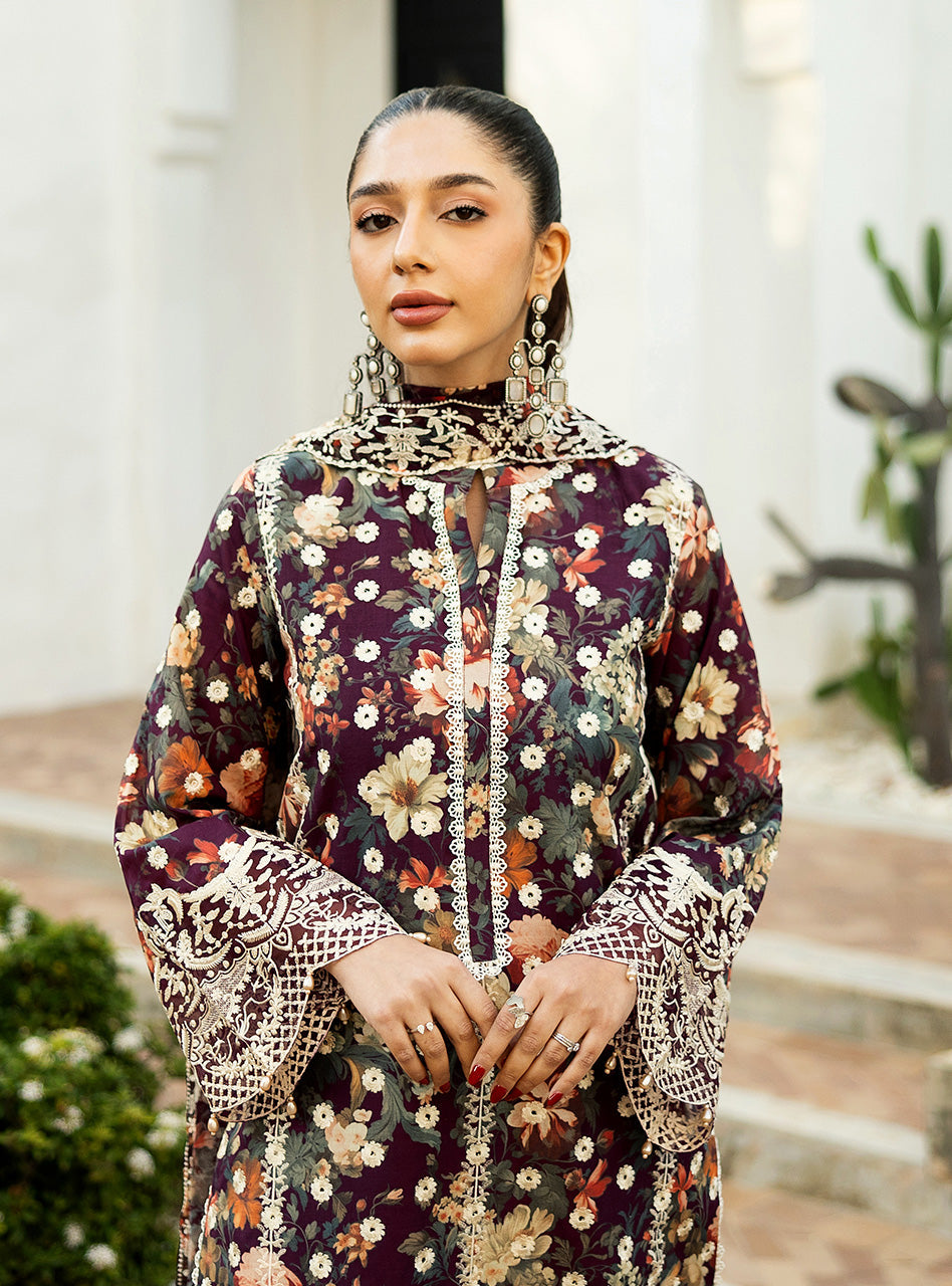 Zainab Chottani Chikankari Lawn 2025 | 10B - Image 4