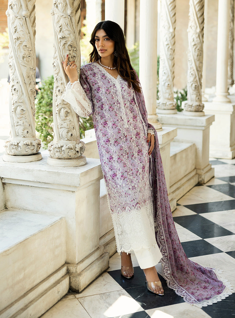 Zainab Chottani Chikankari Lawn 2025 | 9B - Image 3