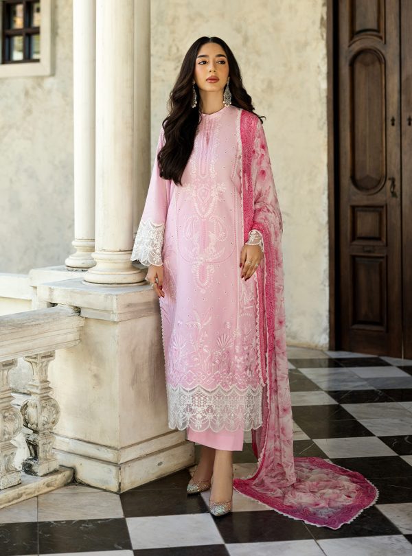 Zainab Chottani Chikankari Lawn 2025 | 7A - Image 2