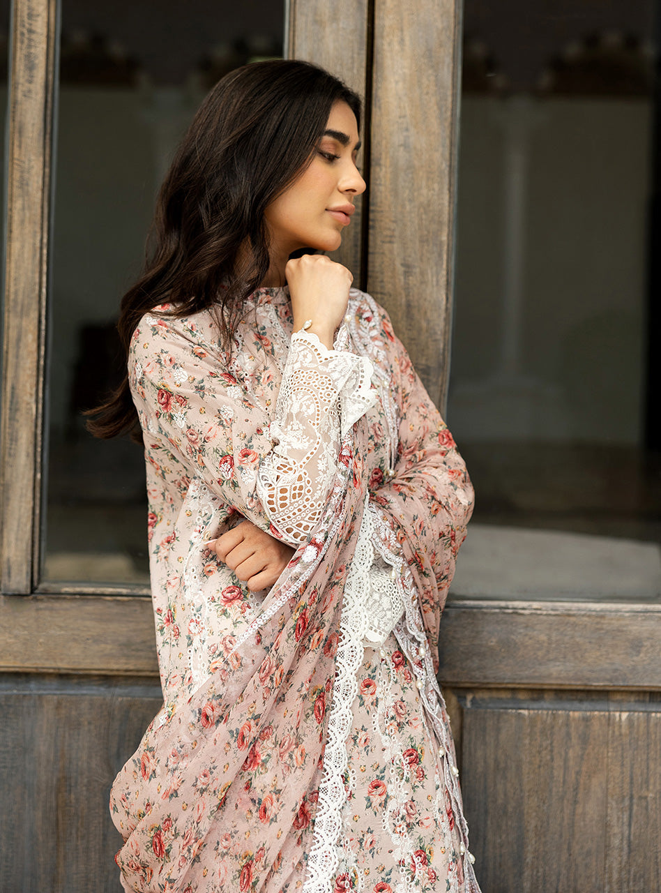 Zainab Chottani Chikankari Lawn 2025 | 9A - Image 4