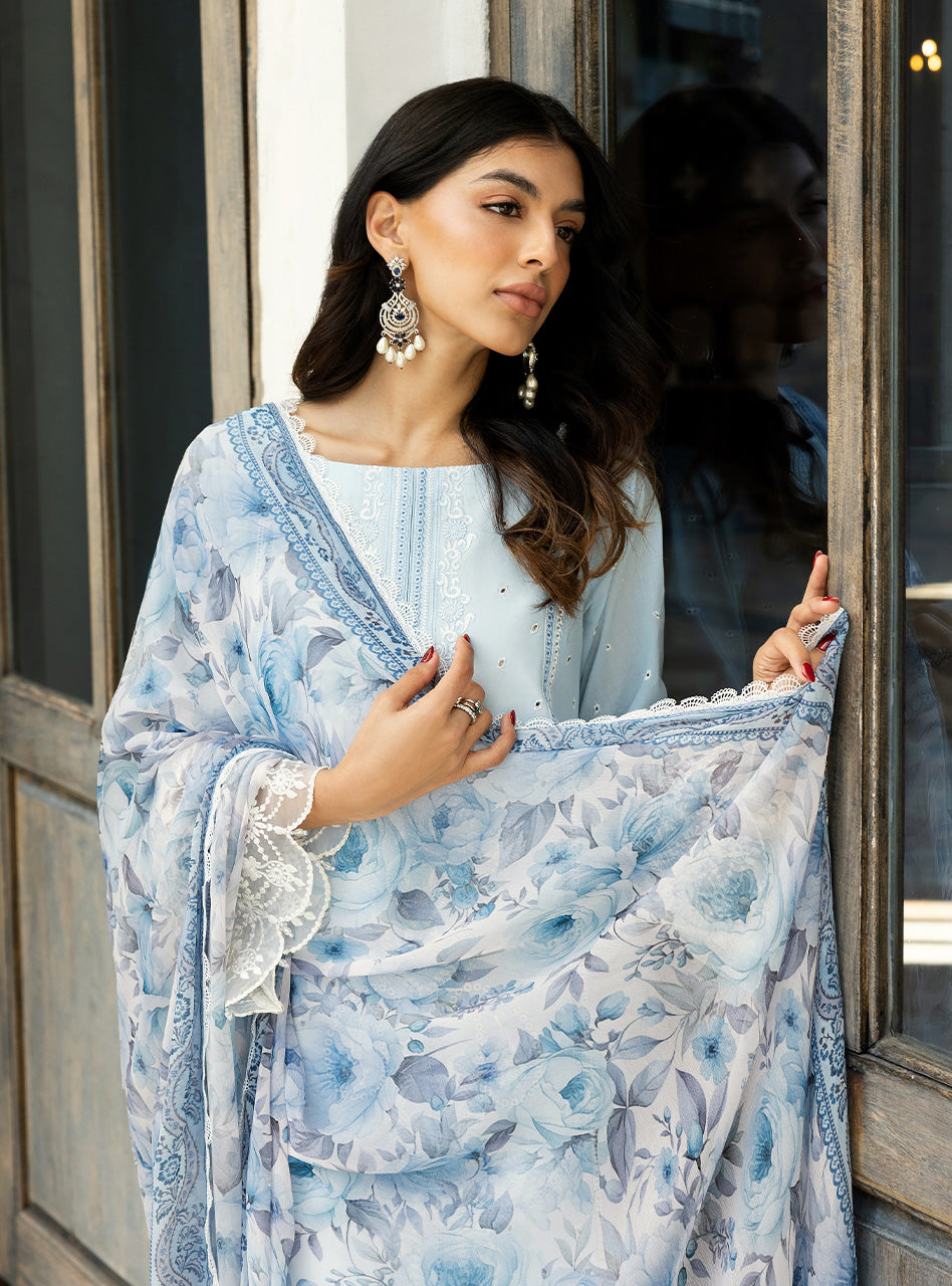 Zainab Chottani Chikankari Lawn 2025 | 7B - Image 3