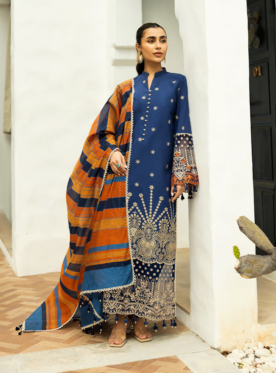 Zainab Chottani Chikankari Lawn 2025 | 3B - Image 3