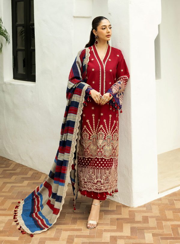 Zainab Chottani Chikankari Lawn 2025 | 3A - Image 2