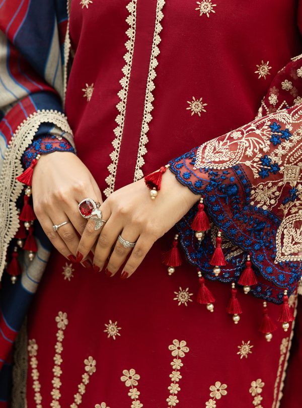 Zainab Chottani Chikankari Lawn 2025 | 3A - Image 3