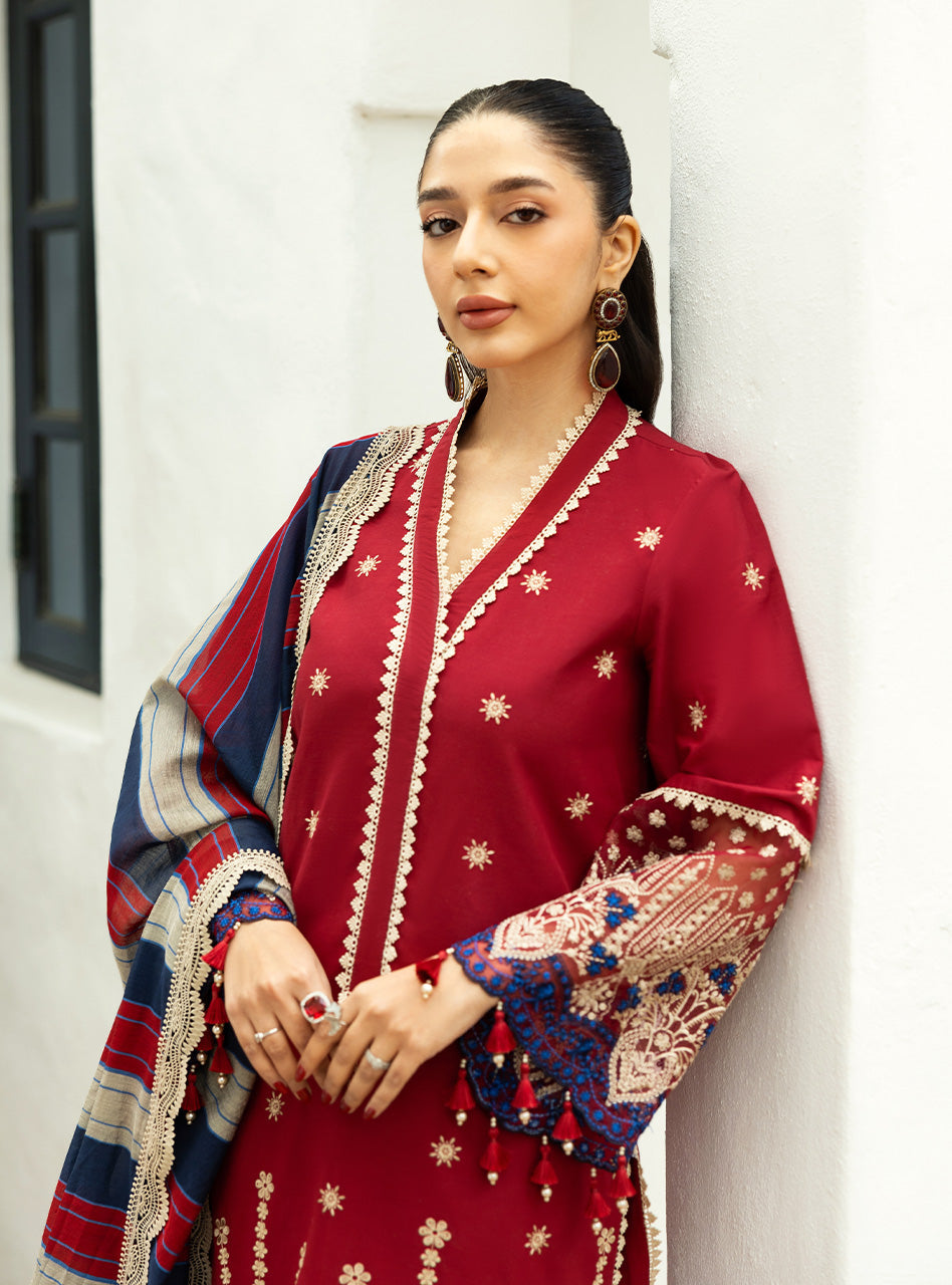 Zainab Chottani Chikankari Lawn 2025 | 3A - Image 4