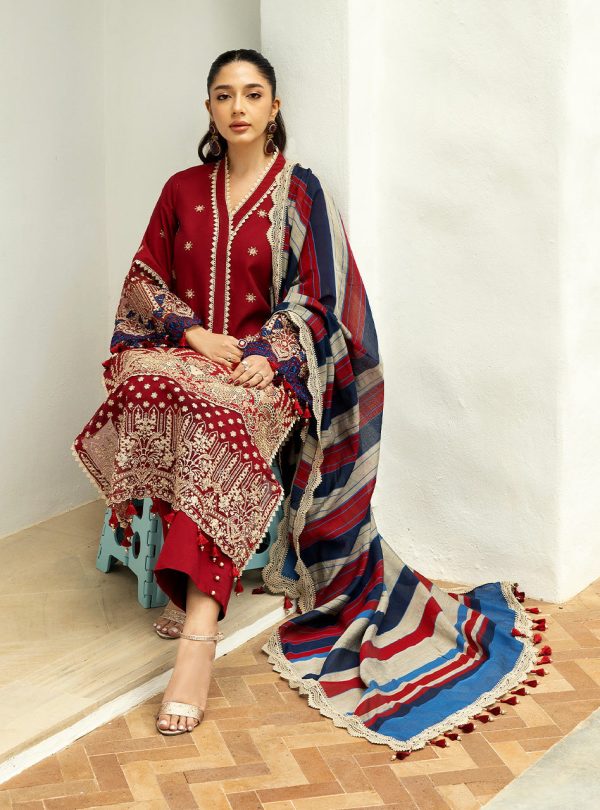 Zainab Chottani Chikankari Lawn 2025 | 3A - Image 6