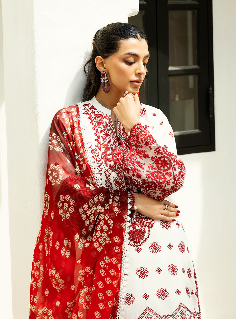 Zainab Chottani Chikankari Lawn 2025 | 8B - Image 4