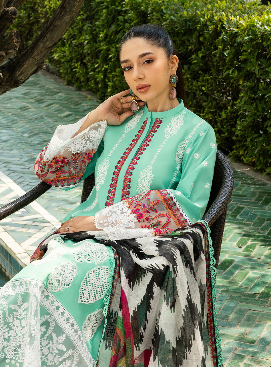Zainab Chottani Chikankari Lawn 2025 | 12B - Image 3