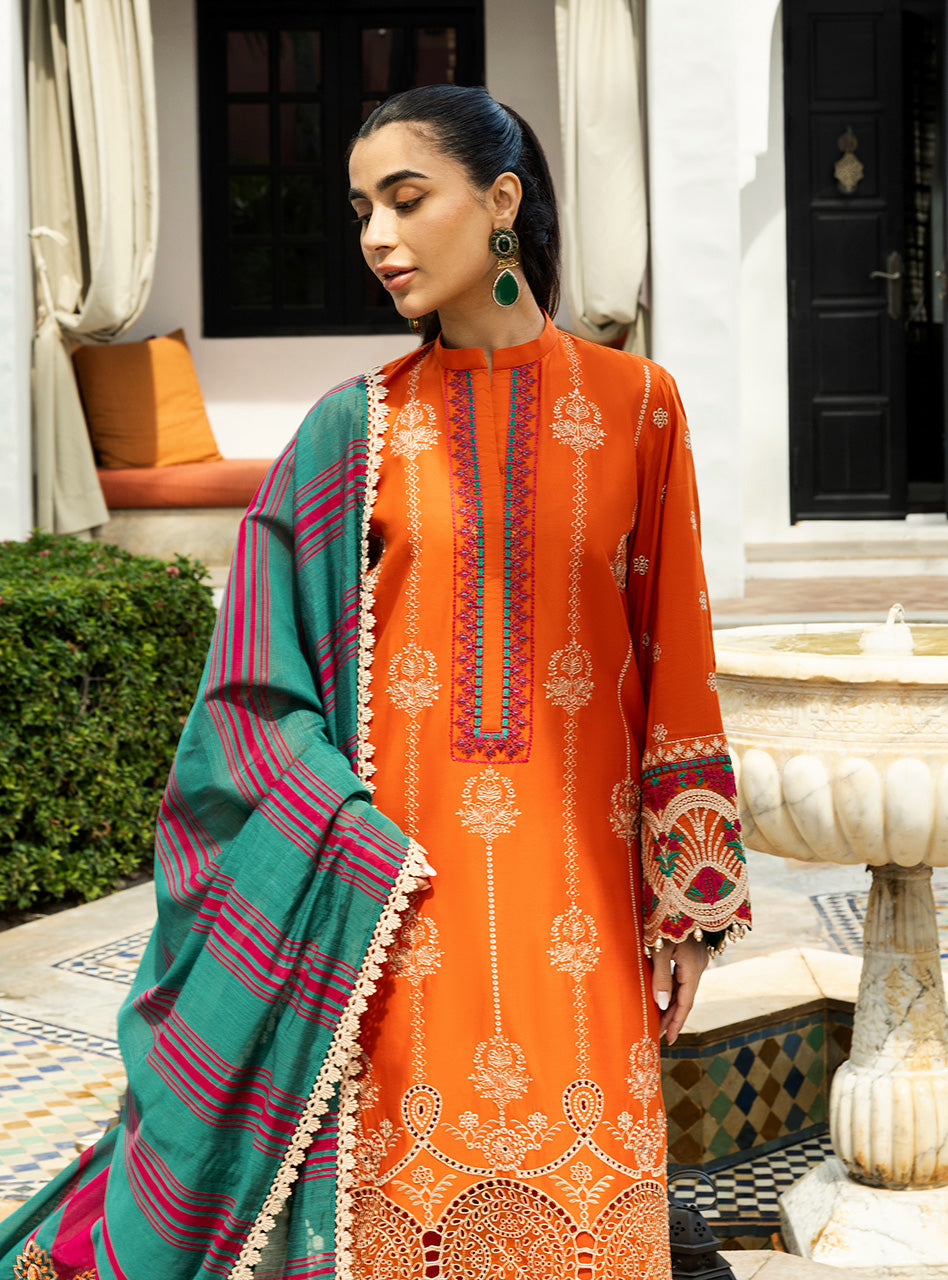 Zainab Chottani Chikankari Lawn 2025 | 1A - Image 3