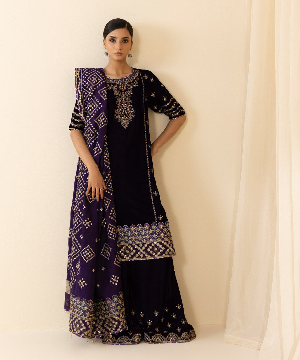 Sapphire Festive Unstitched   Collection | 3SFELX24V660