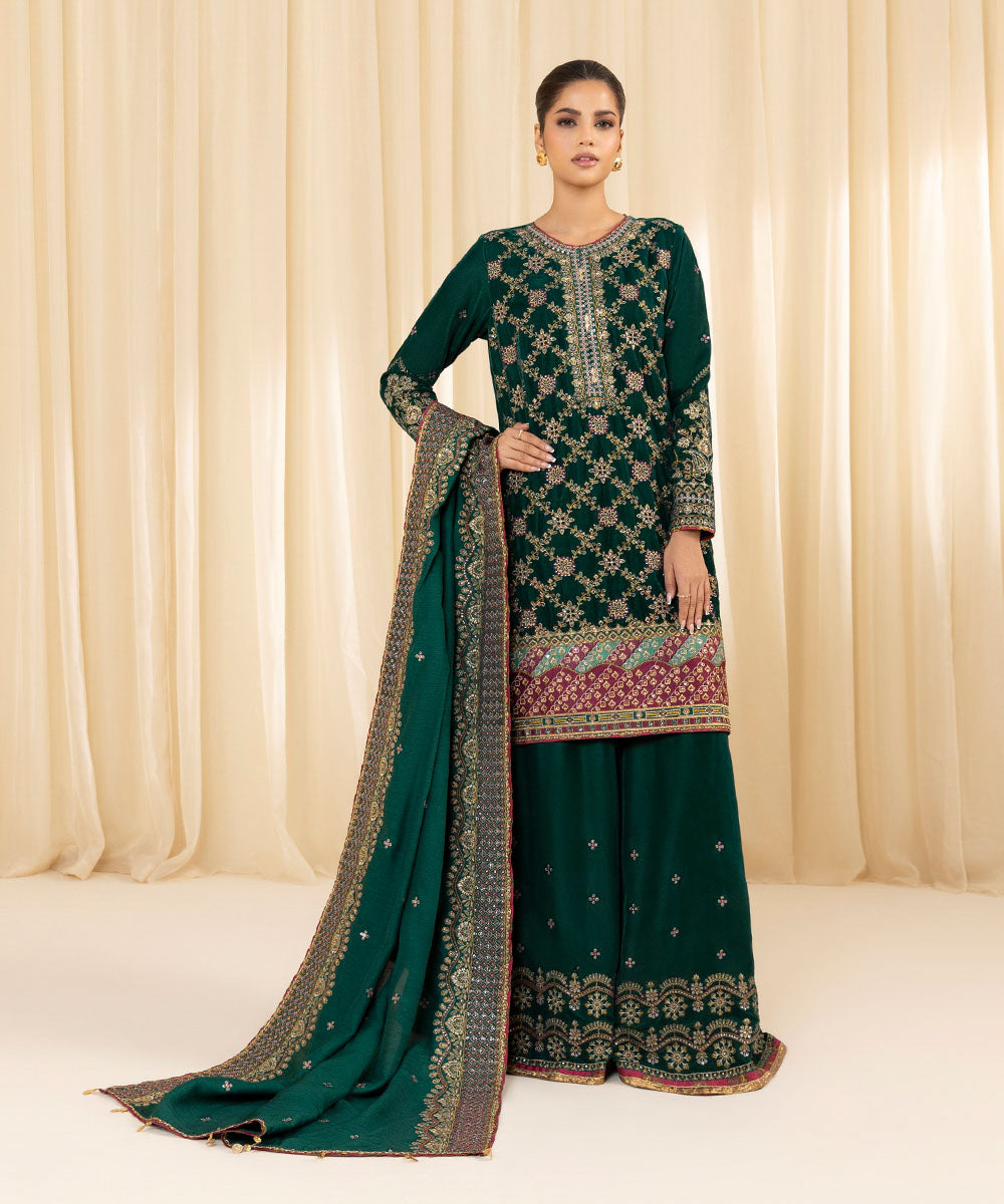 Sapphire Festive Unstitched   Collection | 3SFELX24V661