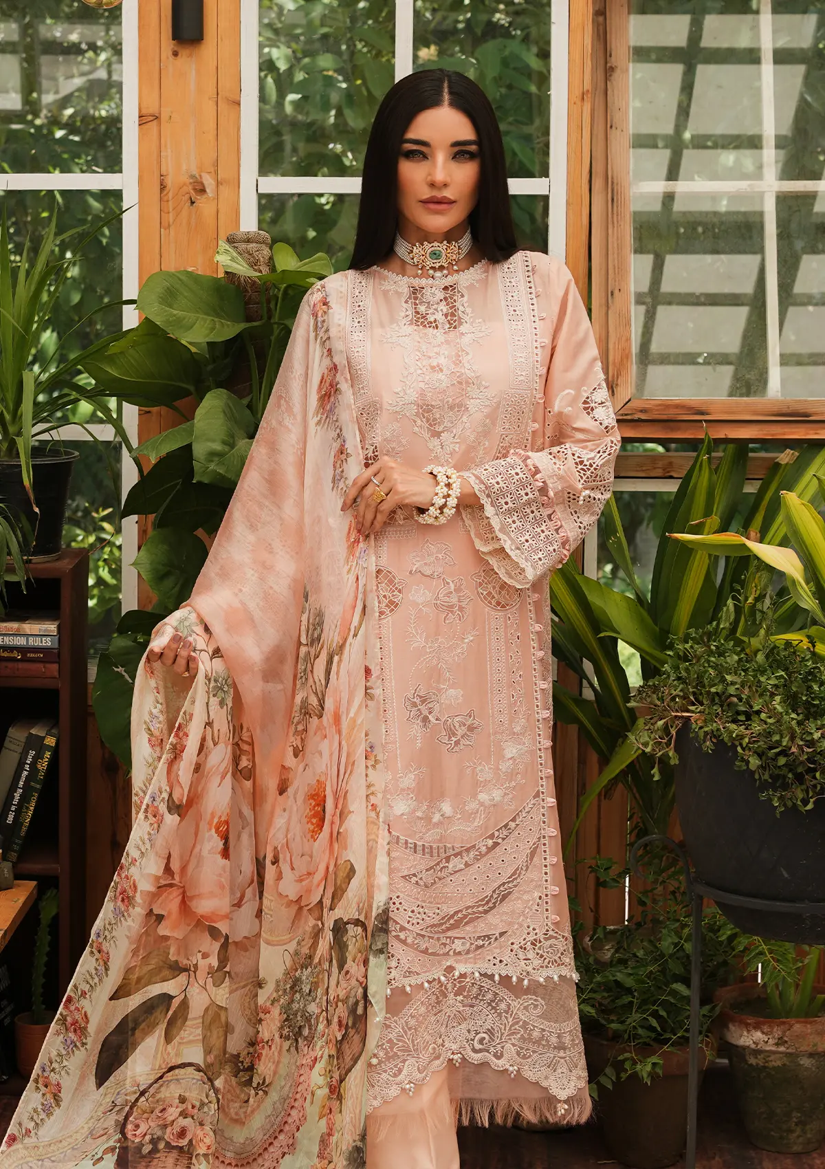 Kahf Luxury Lawn 2024 | KLE-03 A - Image 3
