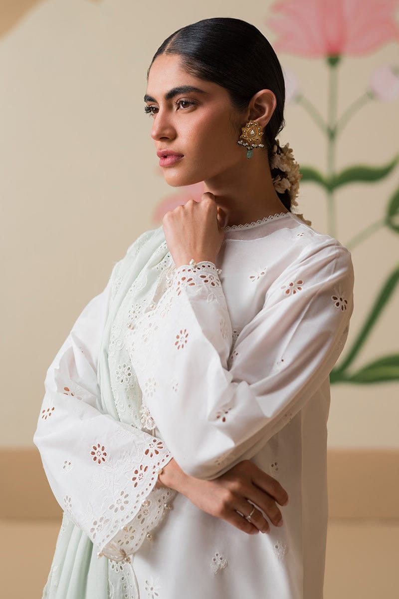 Chikankari Lawn by Cross Stitch 2024 | Vol 2 | FLORAL SERENITY - Image 4