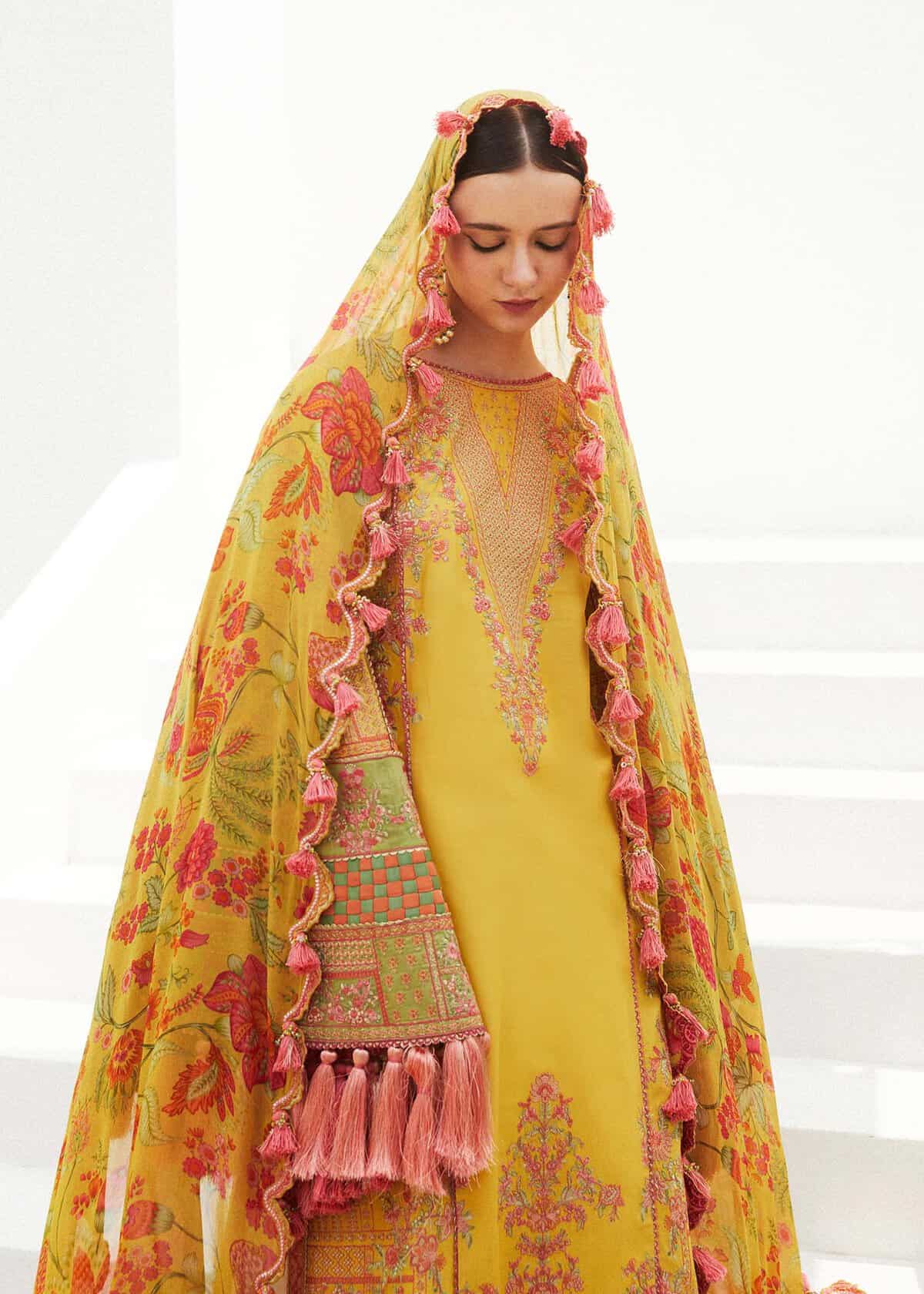 Hussain Rehar Luxury Lawn 2024 | EUPHORIA - Image 3