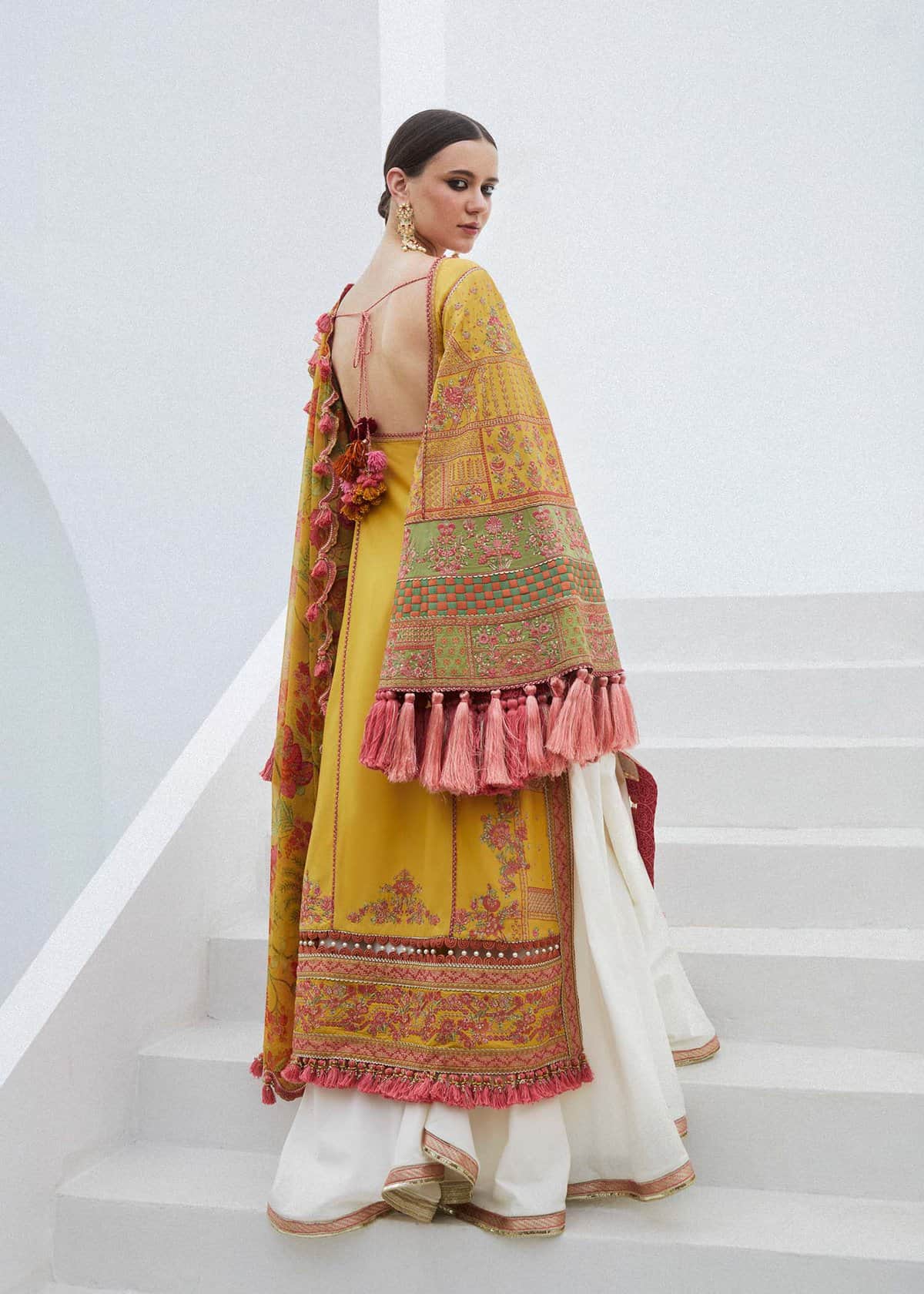 Hussain Rehar Luxury Lawn 2024 | EUPHORIA - Image 4