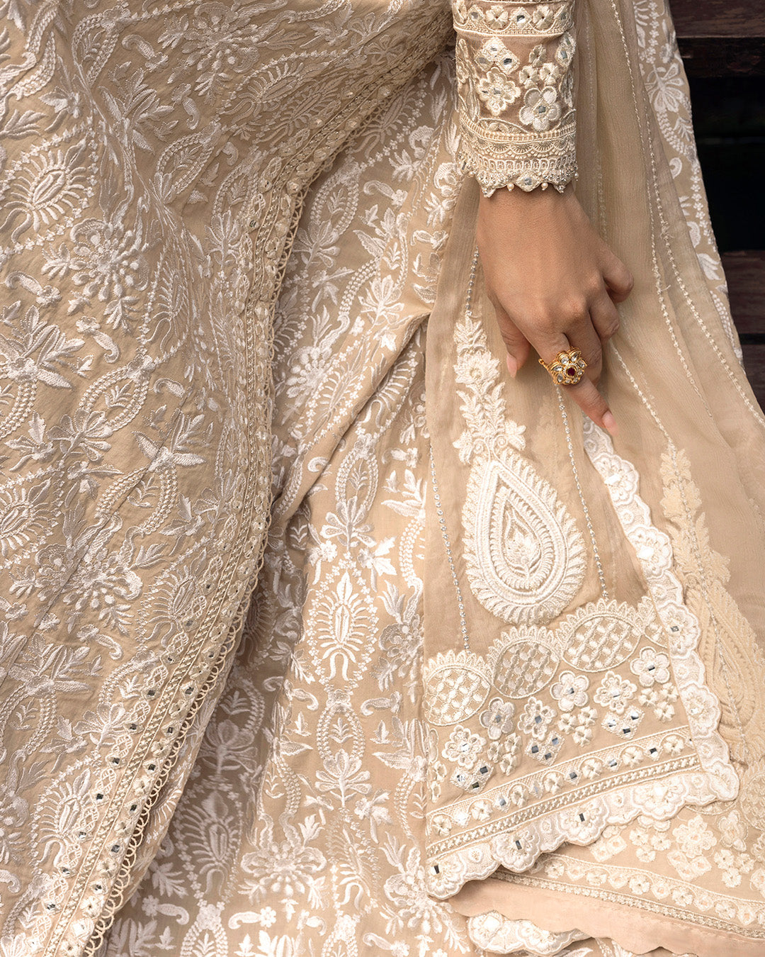 Tara Sutaria X Faiza Saqlain Lawn 2025 | Ilima - Image 7