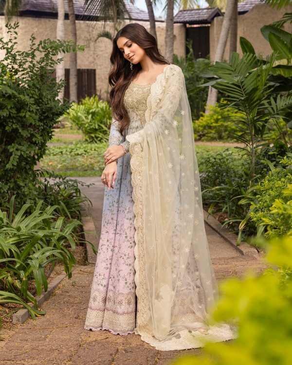 Tara Sutaria X Faiza Saqlain Lawn 2025 | Freesia - Image 6