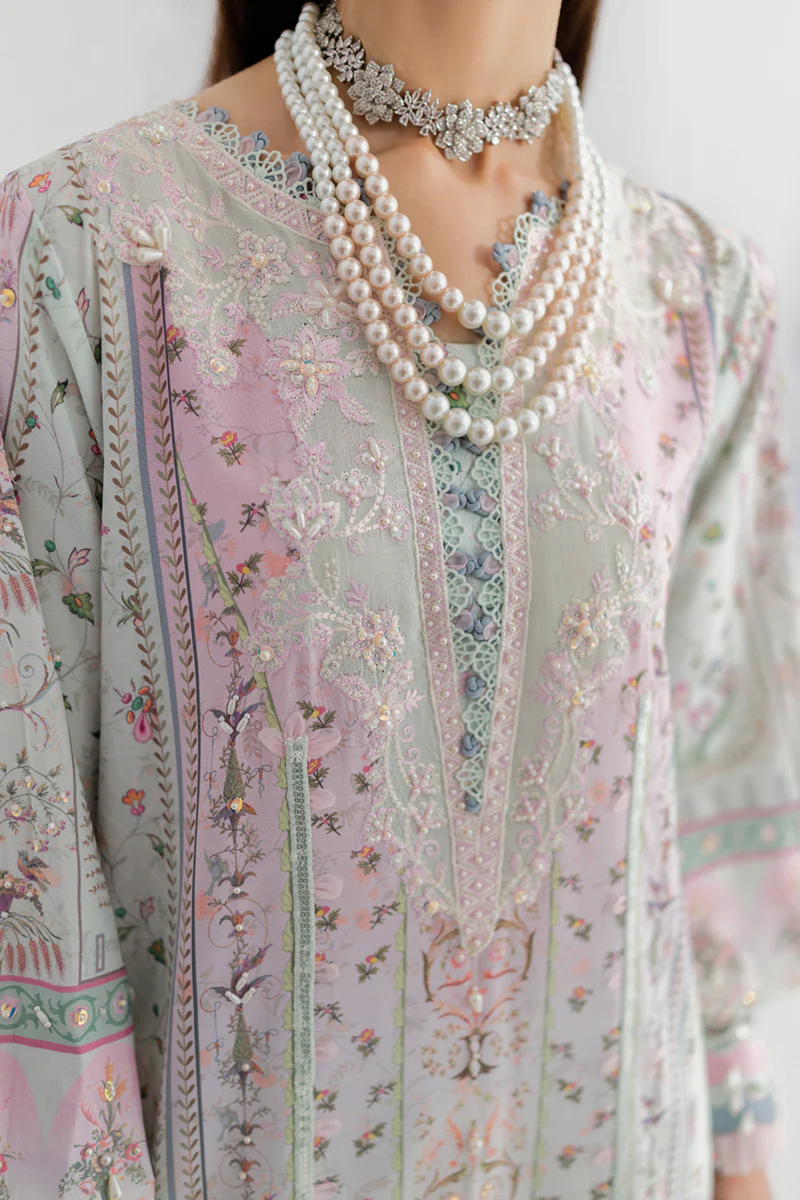 Qalamkar Luxe Silk Collection 2025 | LK-07 - Image 3