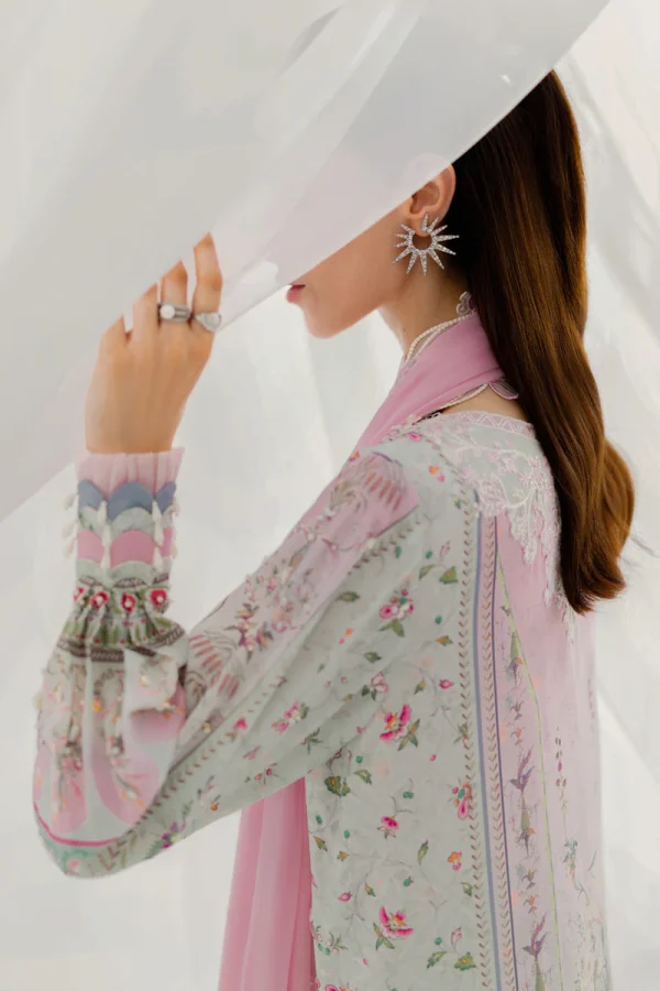 Qalamkar Luxe Silk Collection 2025 | LK-07 - Image 4