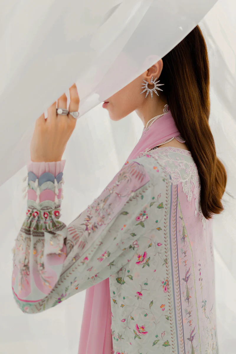 Qalamkar Luxe Silk Collection 2025 | LK-07 - Image 4