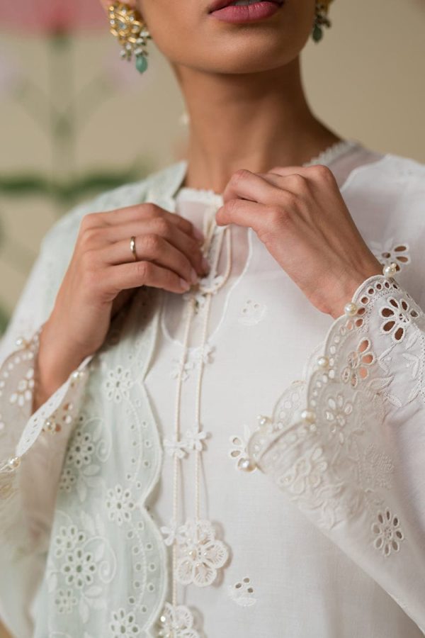 Chikankari Lawn by Cross Stitch 2024 | Vol 2 | FLORAL SERENITY - Image 2