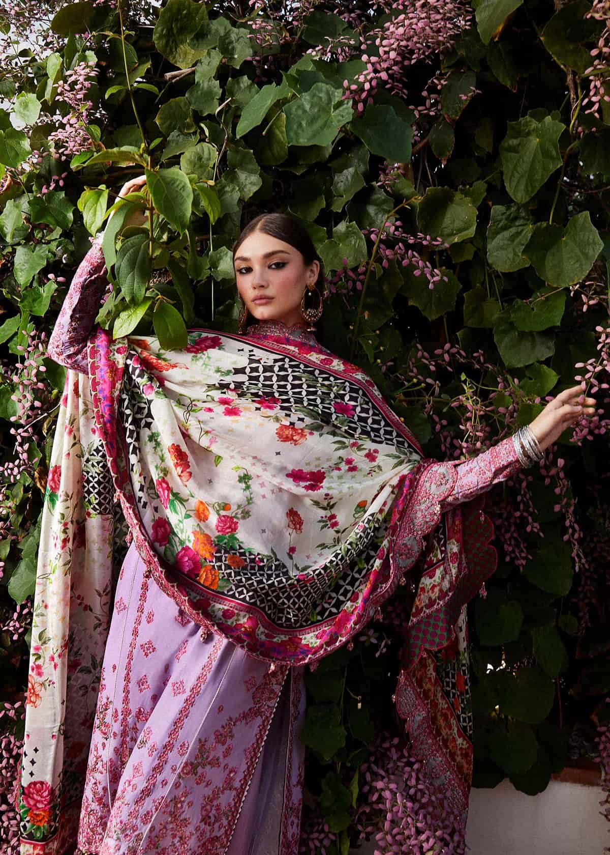 Hussain Rehar Luxury Lawn 2024 | AYZEL - Image 6