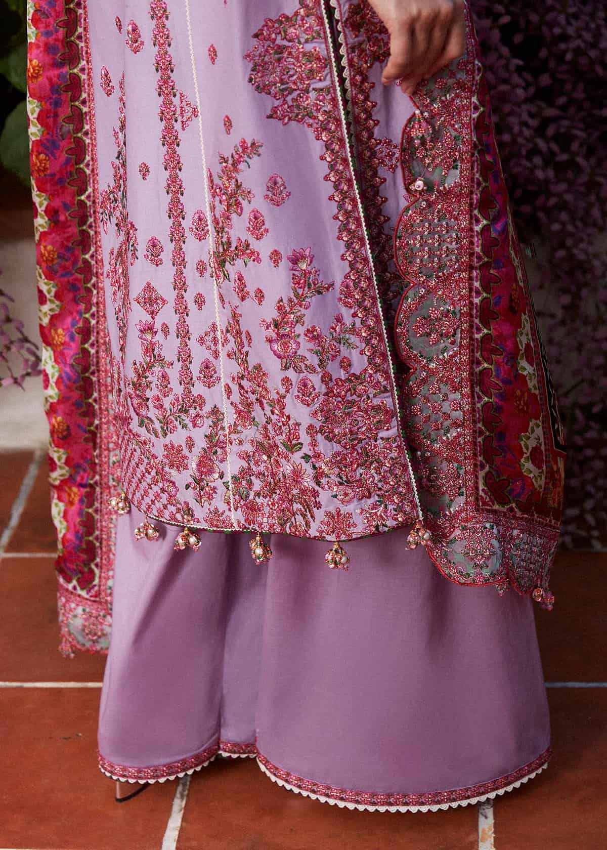 Hussain Rehar Luxury Lawn 2024 | AYZEL - Image 5