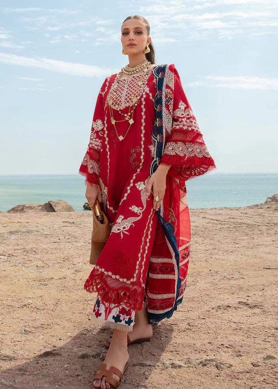 Crimson Lawn by Saira Shakira 24 | 5A - Image 3
