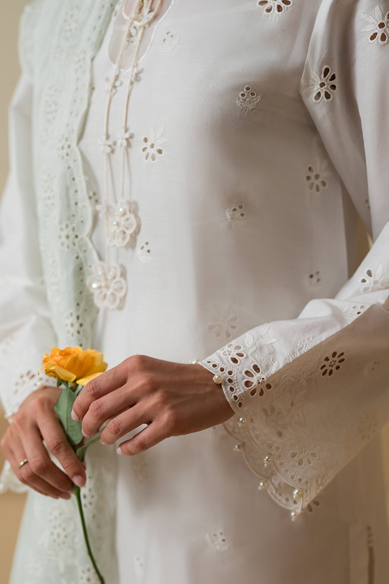Chikankari Lawn by Cross Stitch 2024 | Vol 2 | FLORAL SERENITY - Image 7