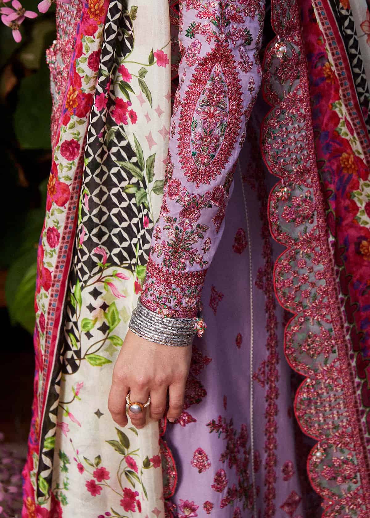 Hussain Rehar Luxury Lawn 2024 | AYZEL - Image 4