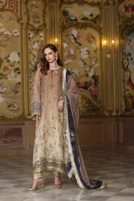 Noor Noor Festive '25 | Saadi Aasad | D2 - Beige