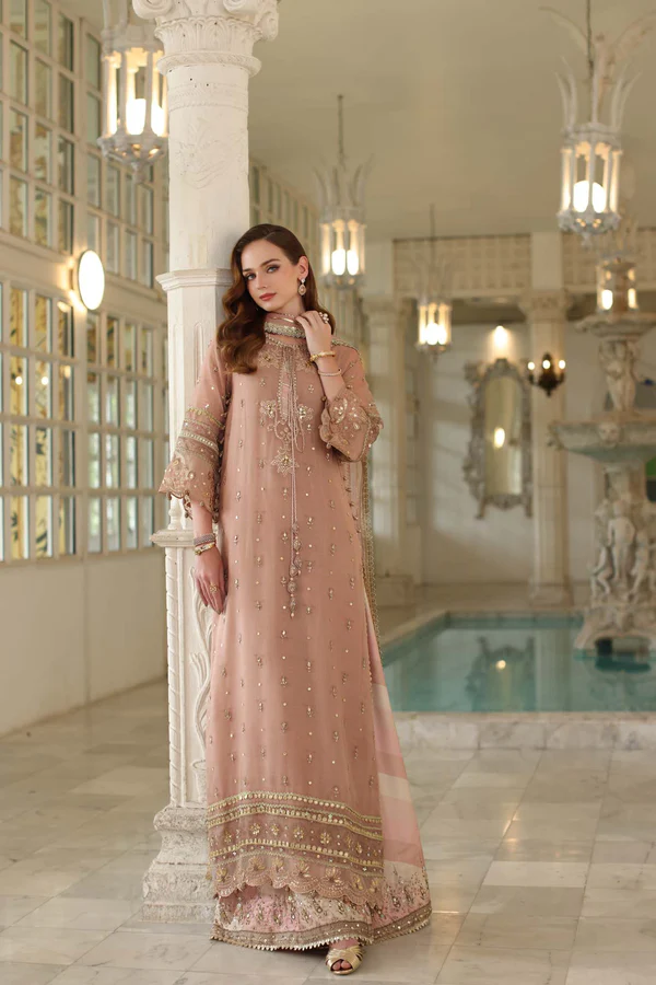 Noor Noor Festive '25 | Saadi Aasad | D4 - Tea Pink - Image 5