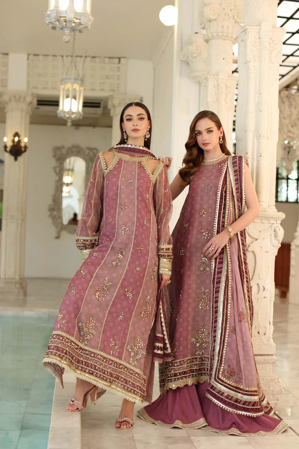Noor Noor Festive '25 | Saadi Aasad | D6 - Rose Pink - Image 5