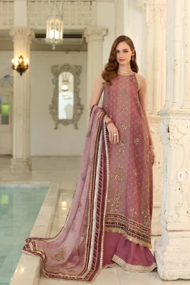 Noor Noor Festive '25 | Saadi Aasad | D6 - Rose Pink