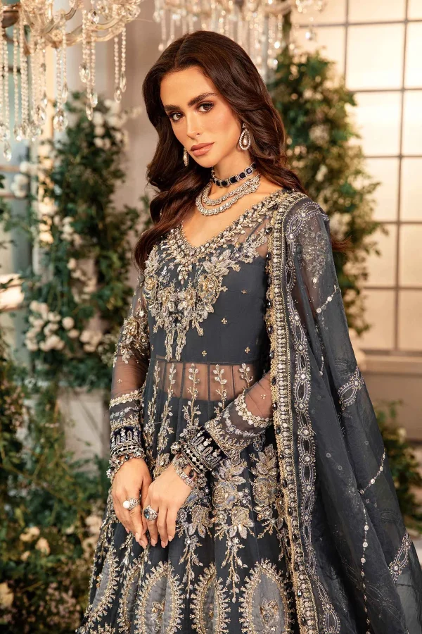MARIA.B Mbroidered Wedding Collection   | BD-2901 - Image 4